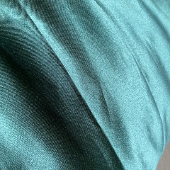 Hunter Green A-Line Prom Dress - Picture 3 of 5